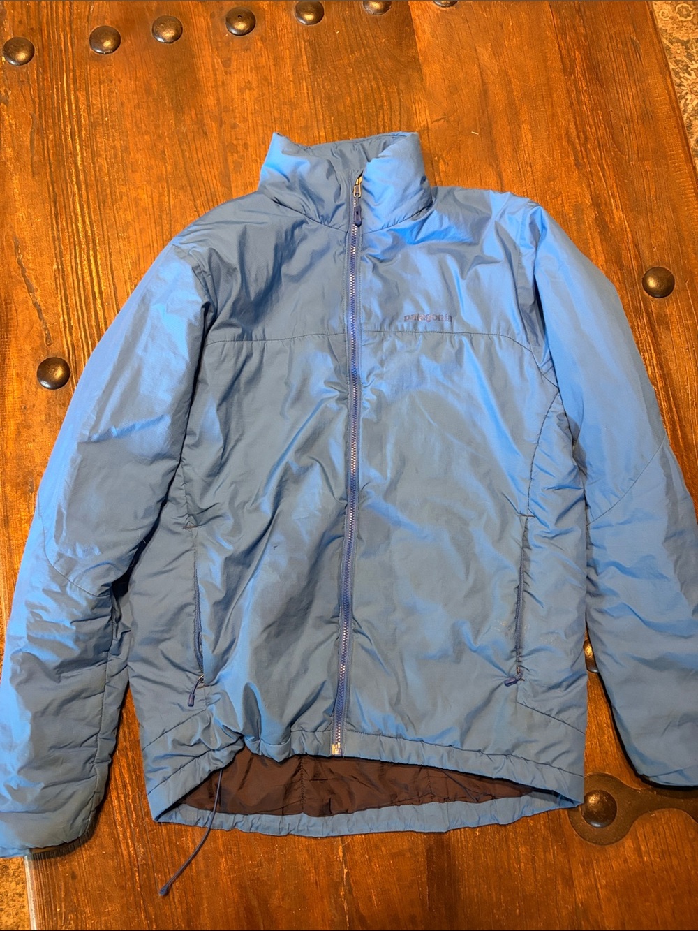 Patagonia Light Blue Puffer Jacket - Full Zip